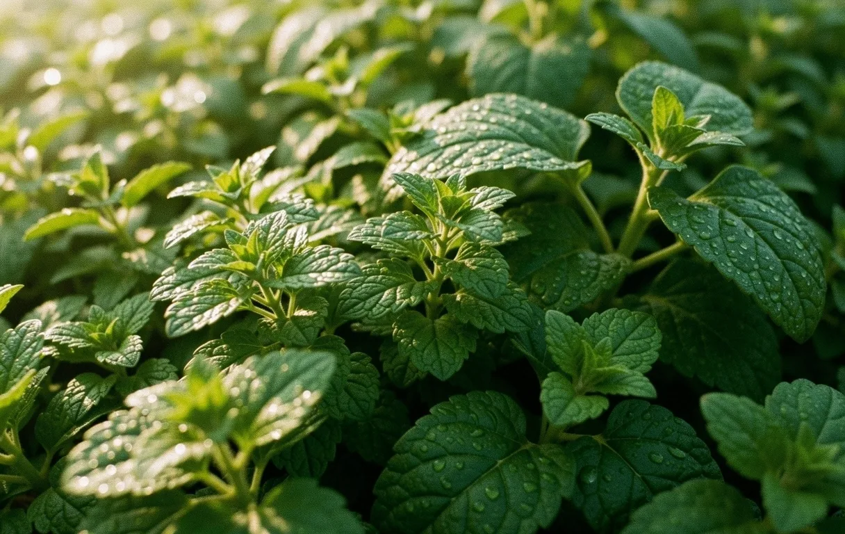Follaje verde vibrante